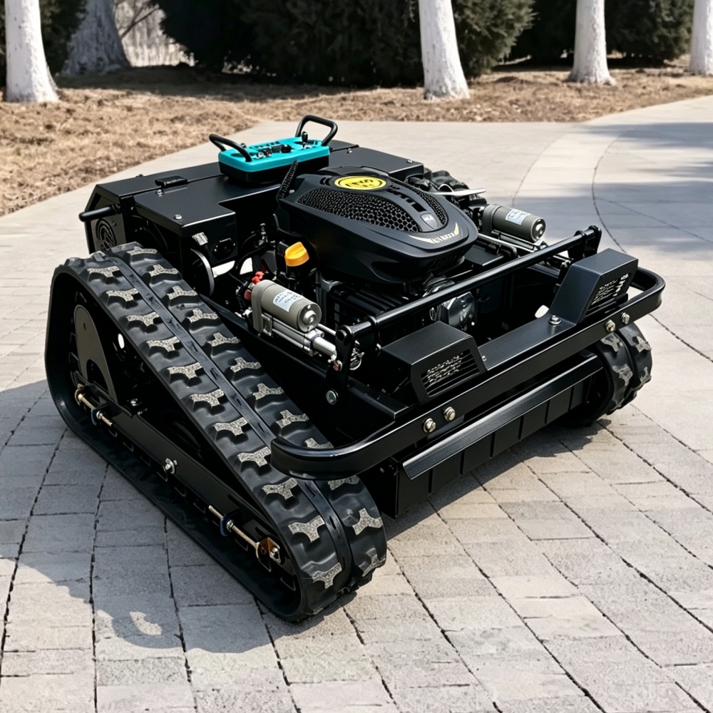 Agriculture.Farming Design - Robot rasaerba cingolato elettrico personalizzabile, design