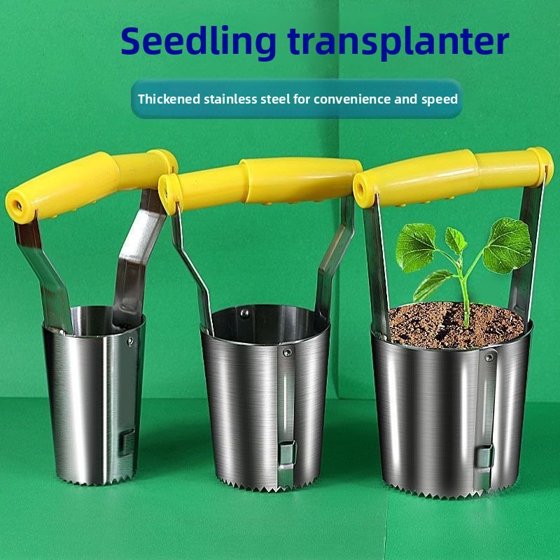 Vegetable Transplanter - Trapiantatore di piantine in acciaio inossidabile,