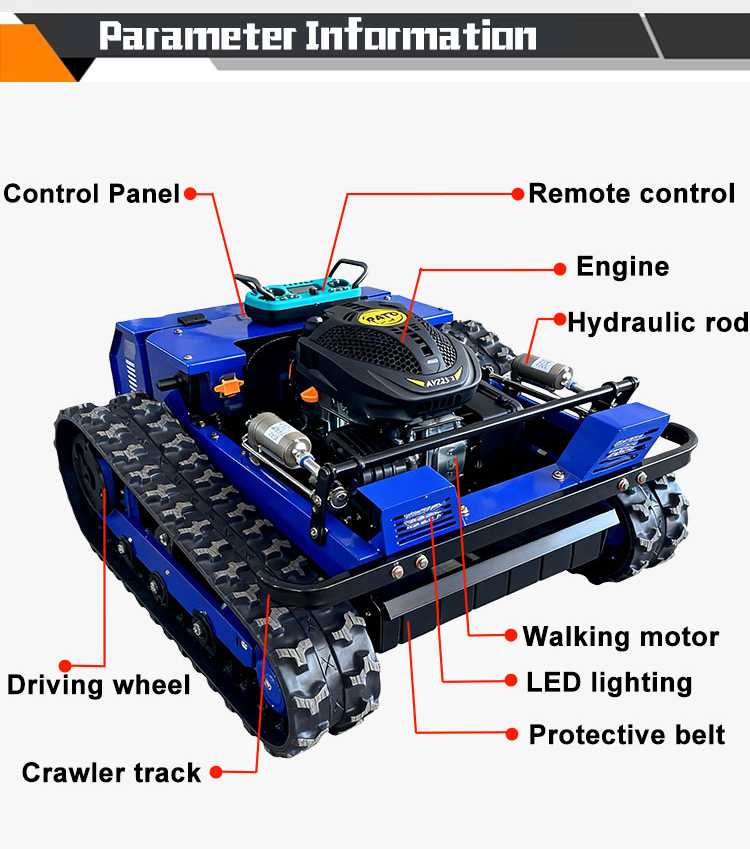 Robot rasaerba cingolato elett - Agriculture.Farming Design recensione e prezzo